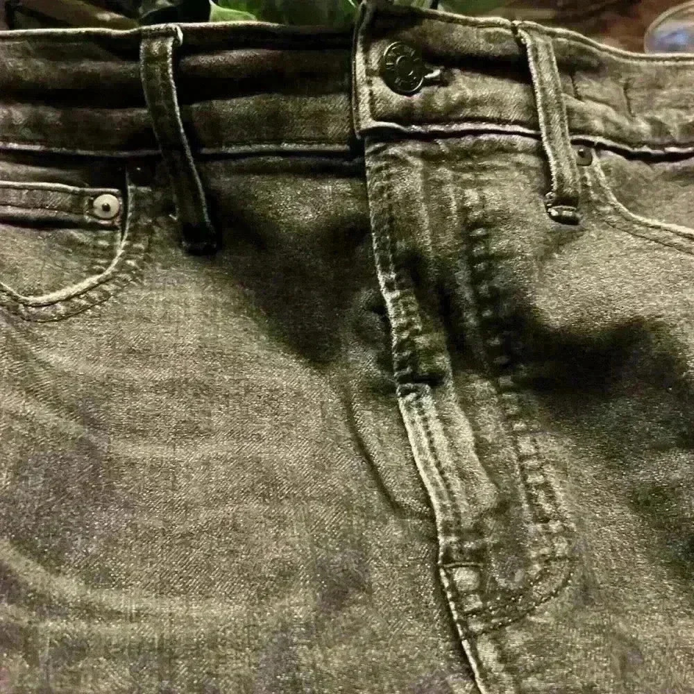 Madewell Vintage Crop Jean Style AA914 27 Tall distressed black - Picture 5 of 7